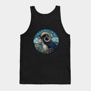 ZODIAC Capricorn - Astrological CAPRICORN - CAPRICORN - ZODIAC sign - Van Gogh style - 20 Tank Top